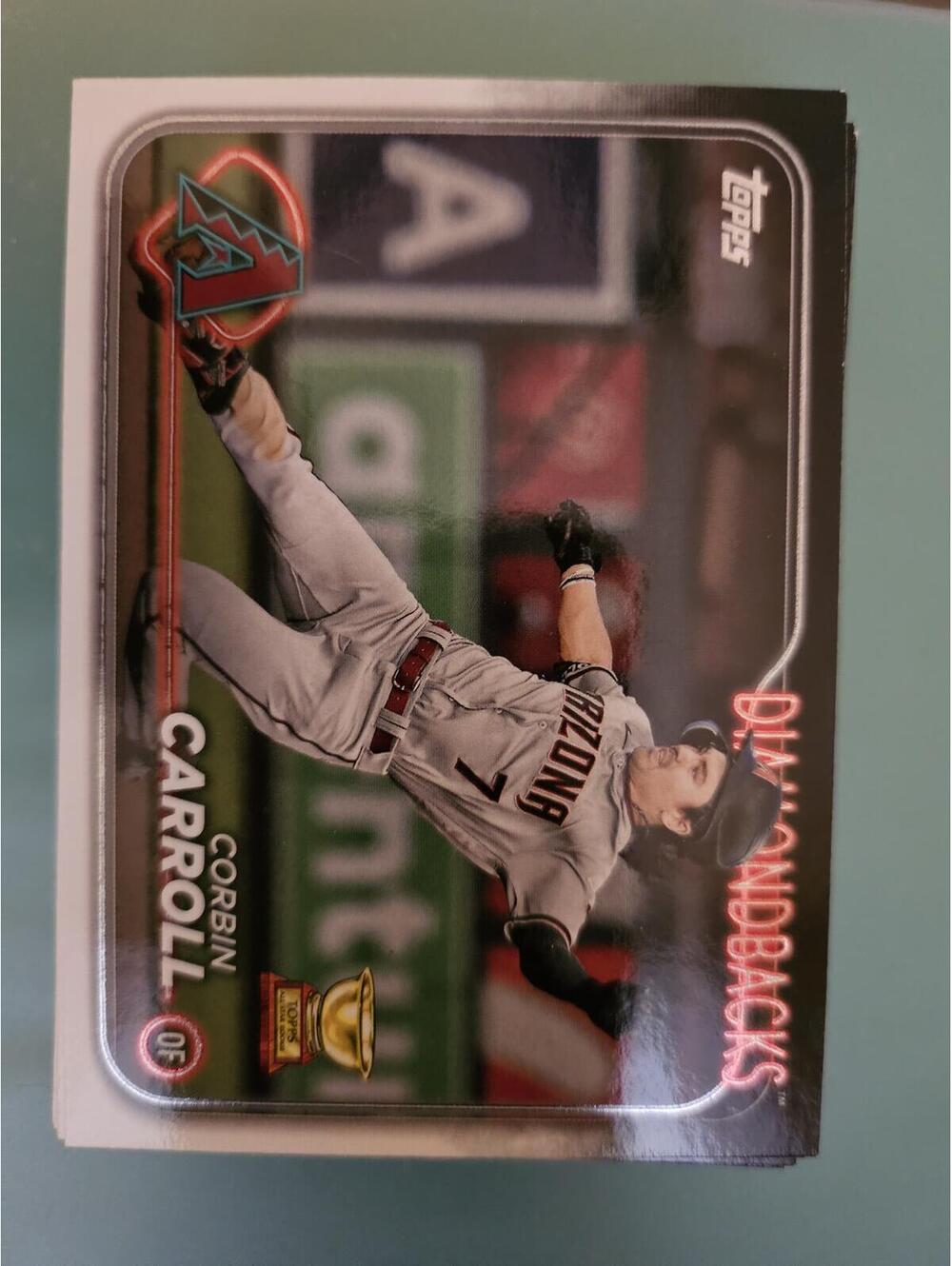 2024 Topps #156 Corbin Carroll All-Star Rookie Gold Cup - Diamondbacks